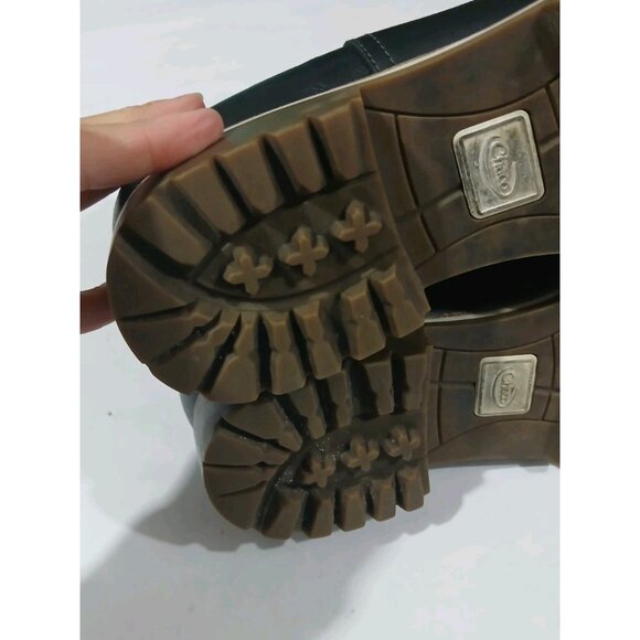 Chaco Fields Chelsea Waterproof Boots Size 10 Black Pull On Ankle - Picture 13 of 13